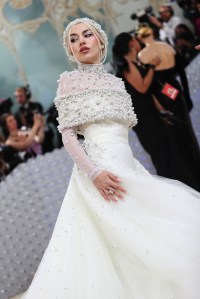 Ava Max at the 2023 Met Gala: Karl Lagerfeld: A Line of Beauty held at the Metropolitan Museum of Art on May 1, 2023 in New York, New York.