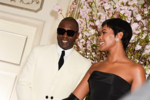 Sabrina Dhowre and Idris Elba