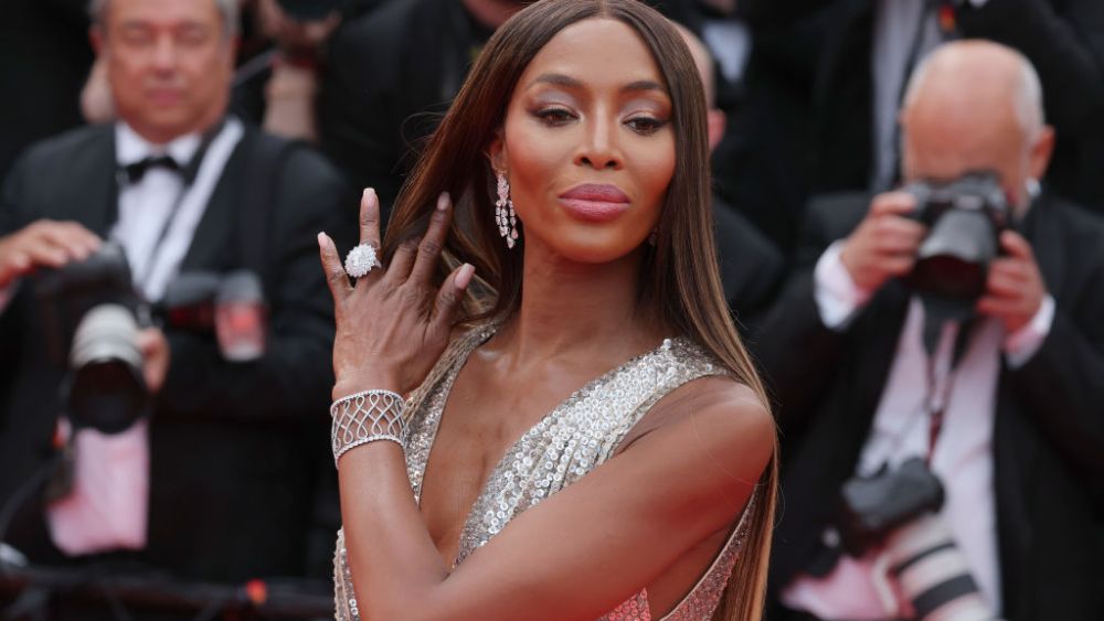 CANNES, FRANCE - MAY 16: Naomi Campbell attends the "Jeanne du Barry" Screening & opening ceremony red carpet at the 76th annual Cannes film festival at Palais des Festivals on May 16, 2023 in Cannes, France. (Photo by Victor Boyko/Getty Images)
