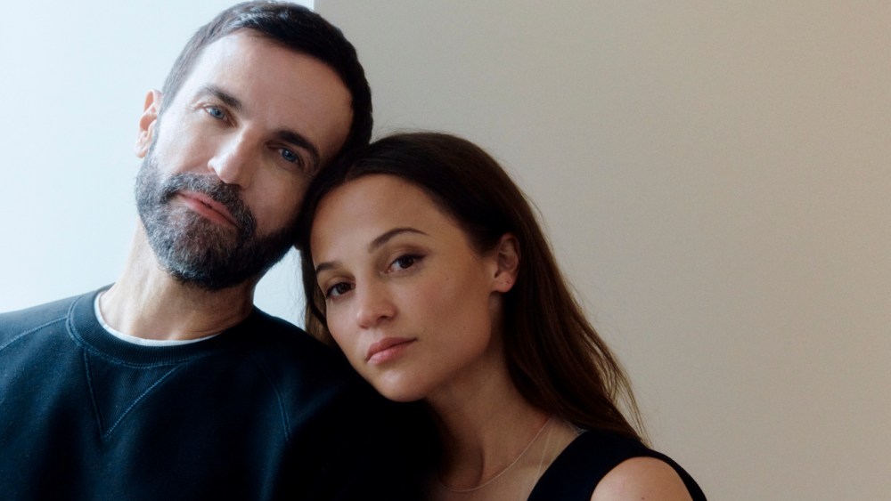 Nicolas Ghesquière and Alicia Vikander