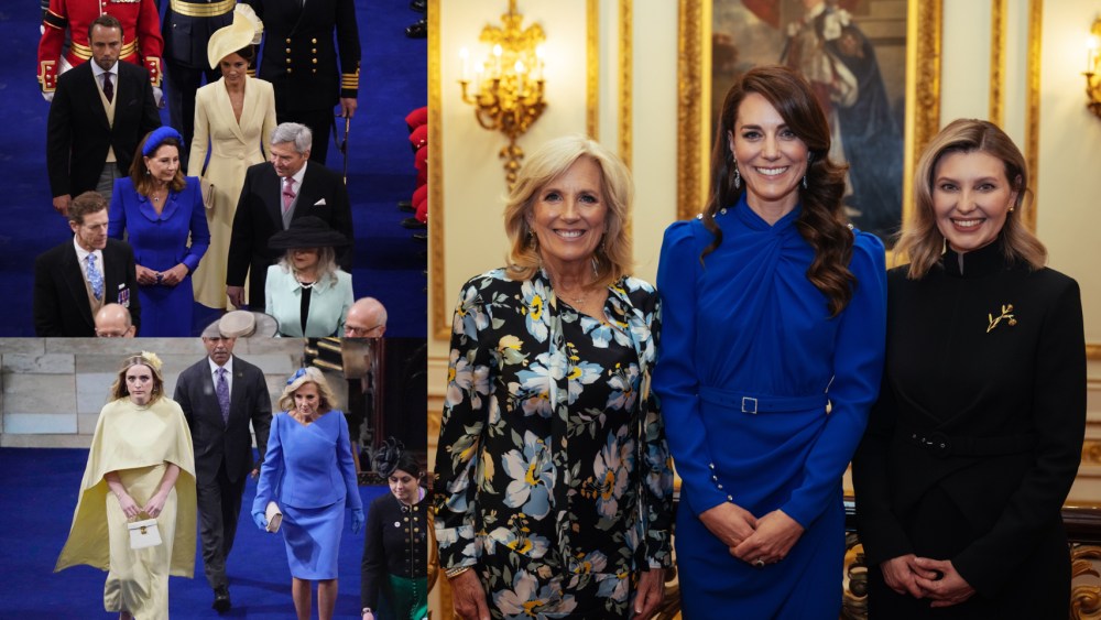 Carole and Pippa Middleton, Jill and Finnegan Biden, Kate Middleton Olena Zelenska