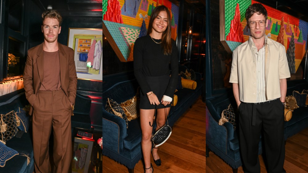 Emma Raducanu, Will Poulter James Norton George Club