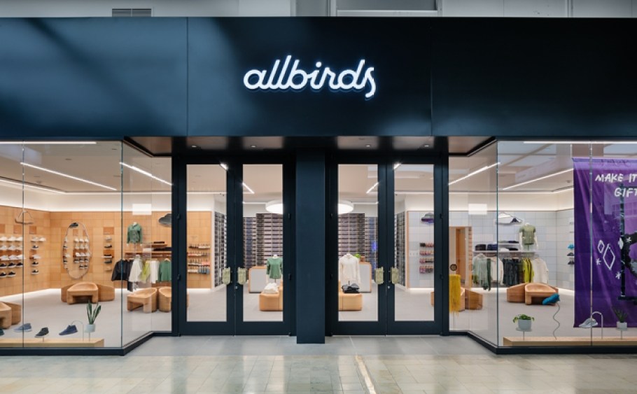 Allbirds' Prudential Center store in Boston.