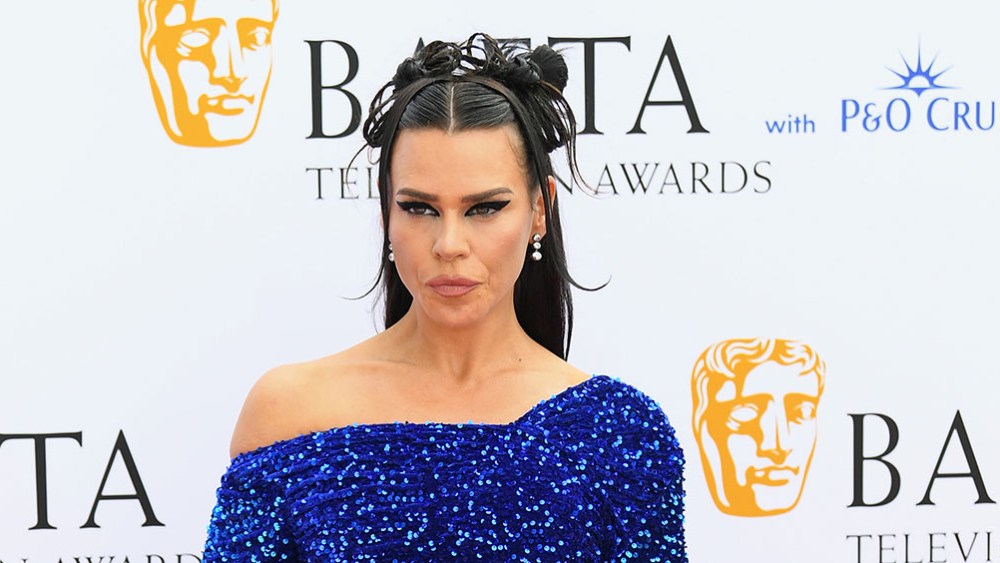 LONDON, ENGLAND - MAY 14: Billie Piper wears blue dress, attends the 2023 BAFTA Television Awards with P&O Cruises at The Royal Festival Hall on May 14, 2023 in London, England. (Photo by Joe Maher/Getty Images)