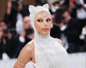 Doja Cat at the 2023 Met Gala: Karl Lagerfeld: A Line of Beauty held at the Metropolitan Museum of Art on May 1, in New York City.