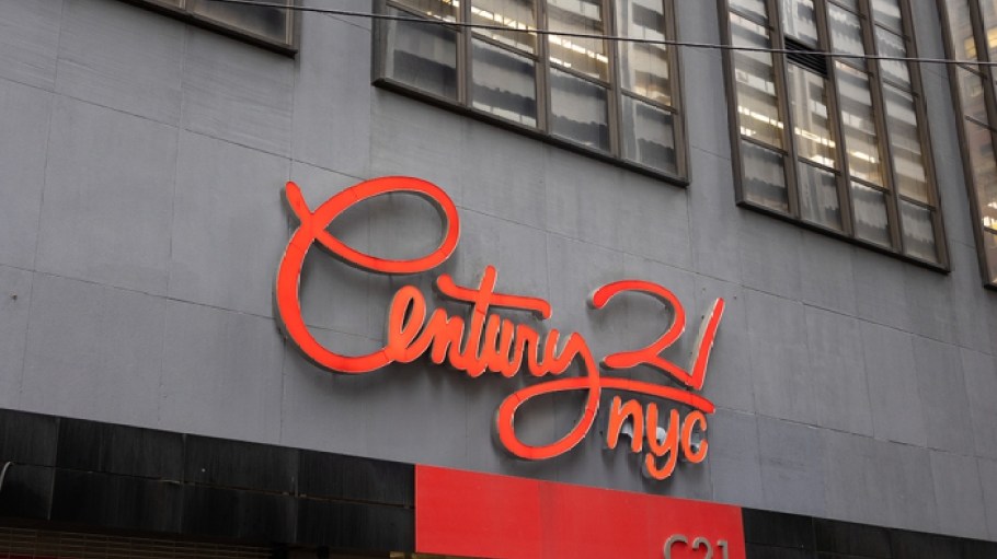 Outside the new and improved Century 21 NYC.