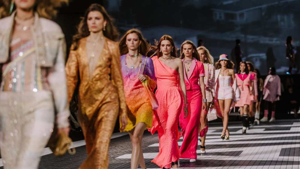 Chanel's cruise 2024 show in Los Angeles.