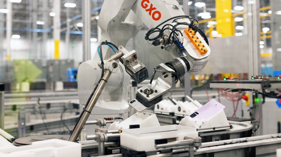 Total technology and automated systems deployed across GXO Logistics' warehouses increased 64 percent year over year.