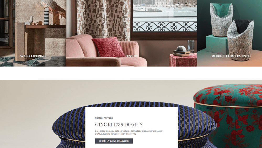 Rubelli Website