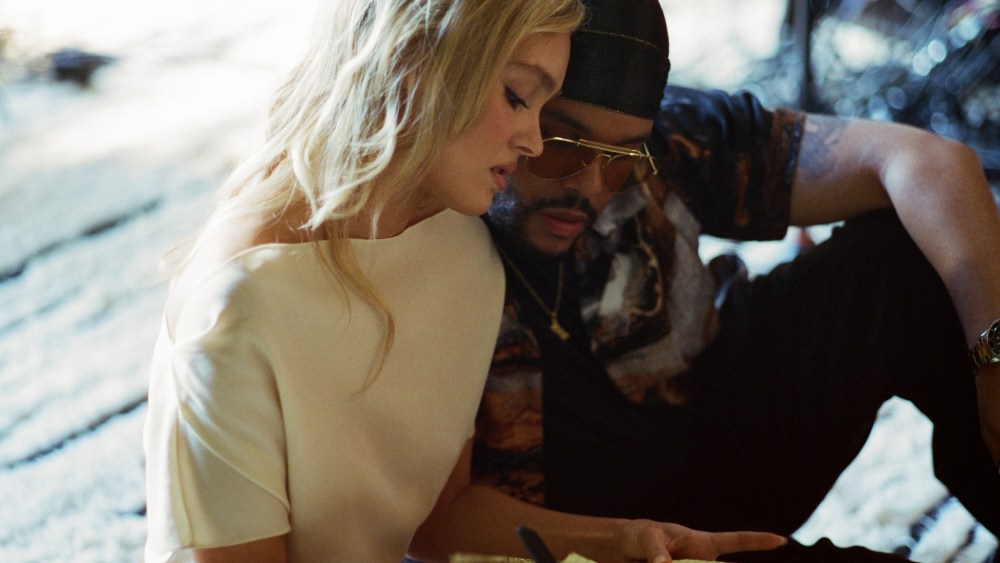 Lily-Rose Depp and The Weeknd in "The Idol."