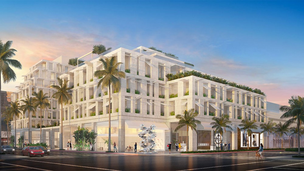 LVMH Cheval Blanc hotel proposal on Rodeo Drive, luxury hotel