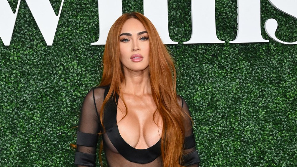 US actress Megan Fox wears laquan smith sheer dress, arrives for the 2023 Sports Illustrated swimsuit issue launch party at Hard Rock Hotel Times Square in New York City on May 18, 2023. (Photo by ANGELA WEISS / AFP) (Photo by ANGELA WEISS/AFP via Getty Images)