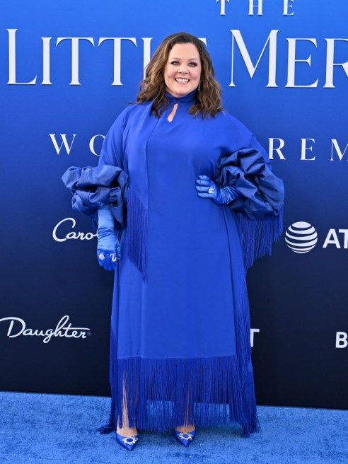 Melissa McCarthy at the "Little Mermaid" movie premiere.
