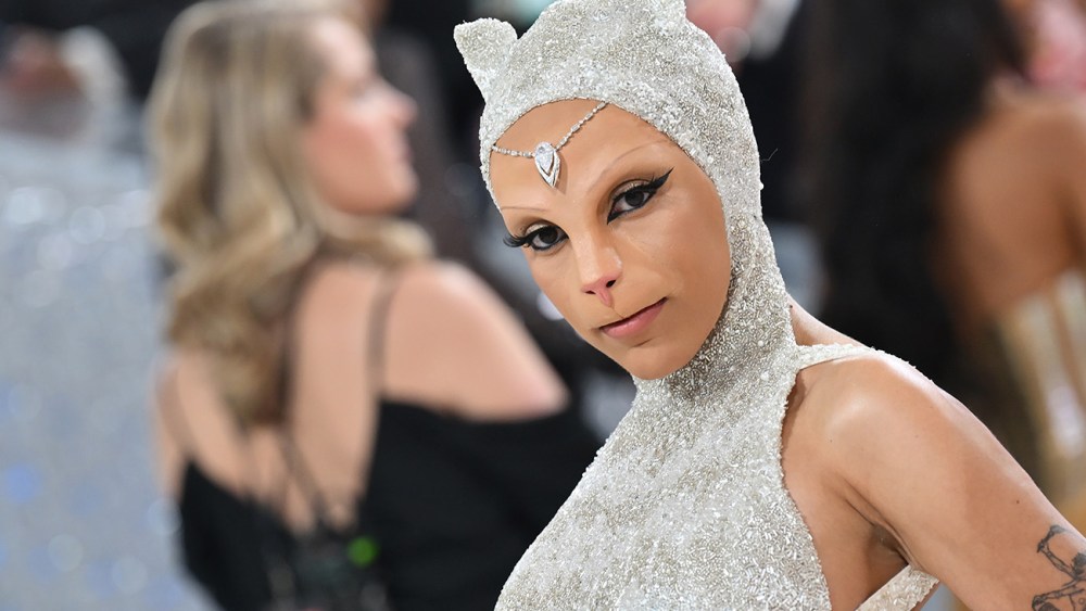 Doja Cat at the 2023 Met Gala: Karl Lagerfeld: A Line of Beauty held at the Metropolitan Museum of Art on May 1, 2023 in New York, New York.