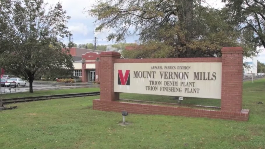 Mount Vernon Mills describes its facility in Trion, Georgia, as America's biggest denim manufacturing plant.