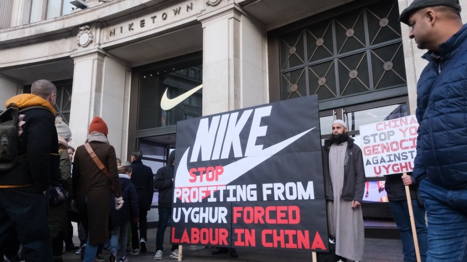 Nike Uyghur protest