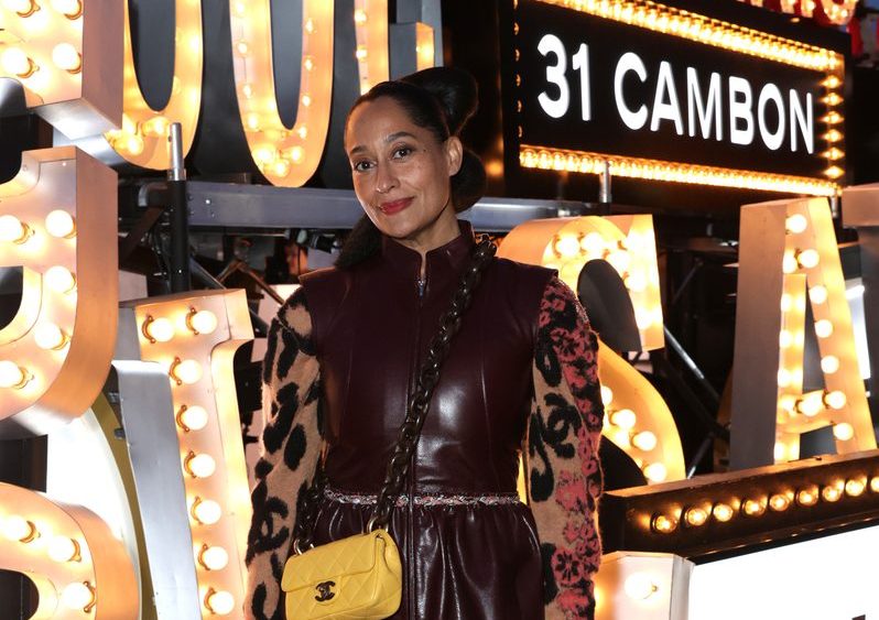 Tracee Ellis Ross at the Chanel Cruise 2024 fashion show on May 9 in Los Angeles.