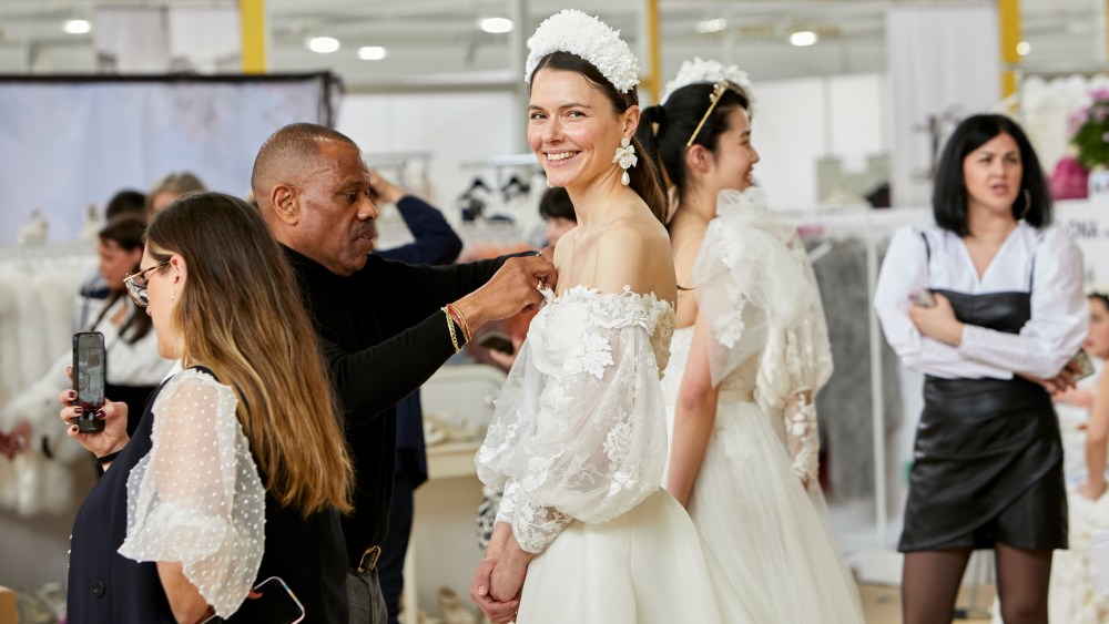 The scene the 2023 edition of Barcelona Bridal Fashion Week.