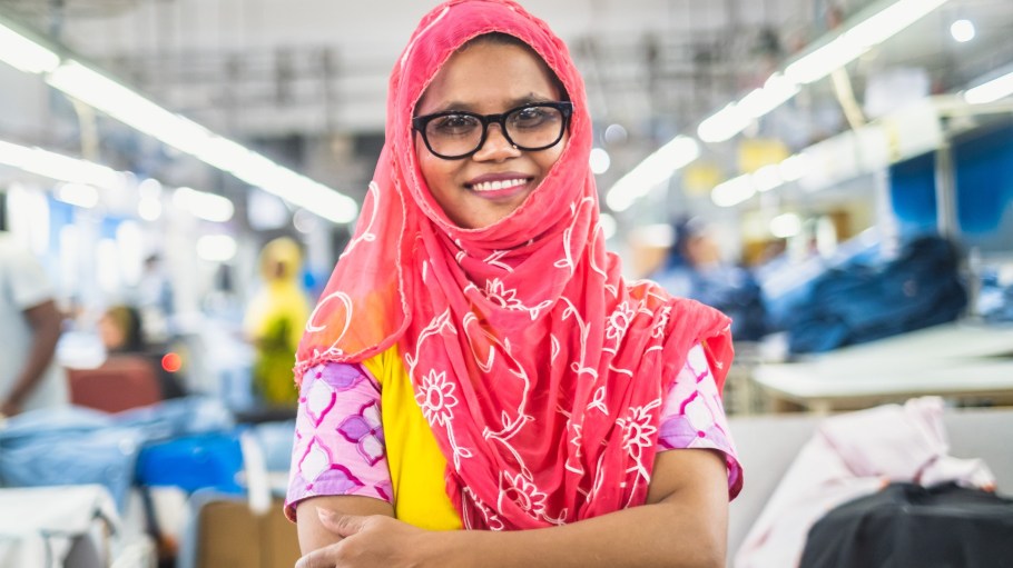 A third of women-dominated garment manufacturing workforce suffer from myopia, easily fixed with increased availability of reading glasses.