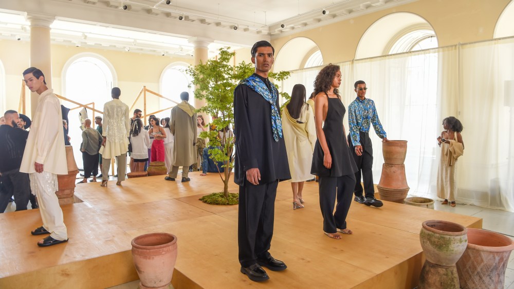 QASIMI & QASIMI Rising present their SS24 collection. Somerset House during LFW. 09-06-2023