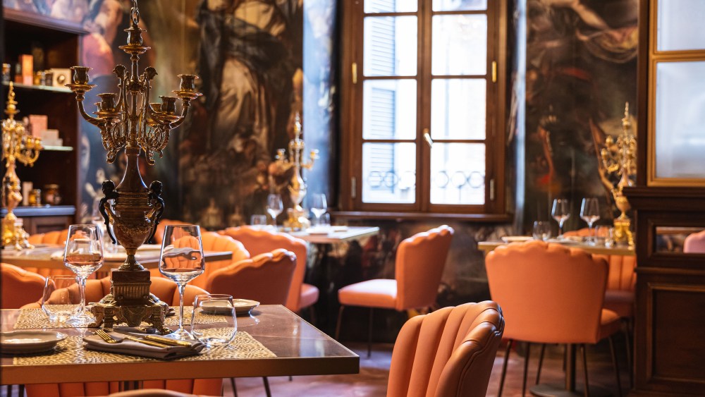 Inside Rivoire in Milan
