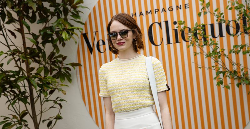 Emma Stone at the 2023 Veuve Clicquot Polo Classic on June 3 in Jersey City, New Jersey.