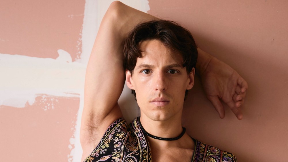Paris Opera Ballet principal dancer Germain Louvet models the first menswear campaign for Antik Batik.