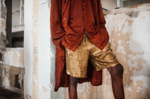 Backstage at Dries Van Noten Men's Spring 2024