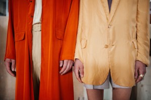 Backstage at Dries Van Noten Men's Spring 2024