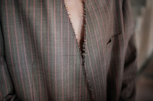 Backstage at Dries Van Noten Men's Spring 2024