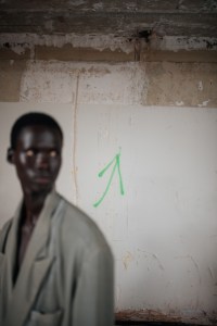 Backstage at Dries Van Noten Men's Spring 2024