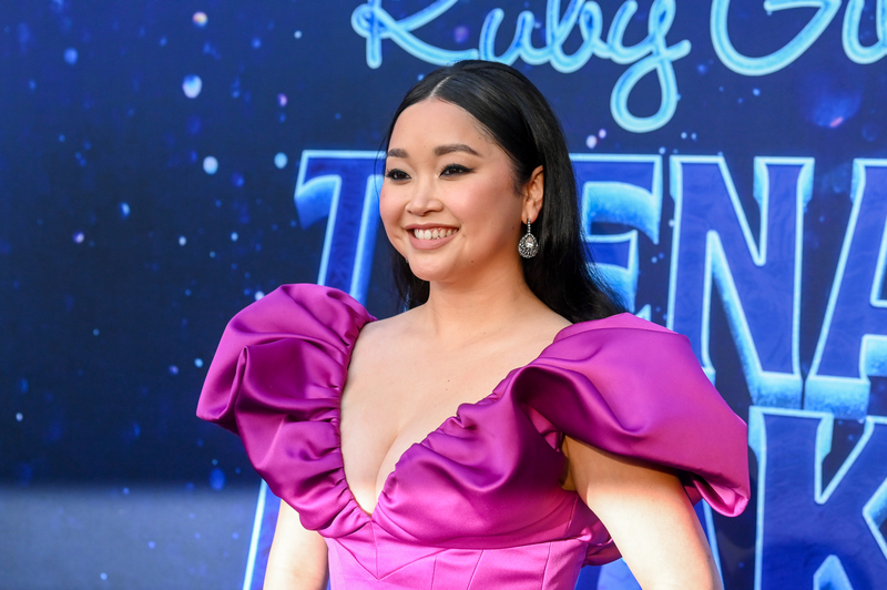 Lana Condor at the premiere of "Ruby Gillman, Teenage Kraken" on June 28 in Los Angeles.