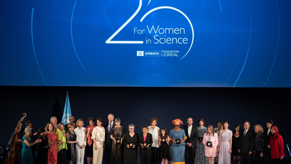 Laureates of the 2023 L'Oréal-UNESCO For Women in Science awards.