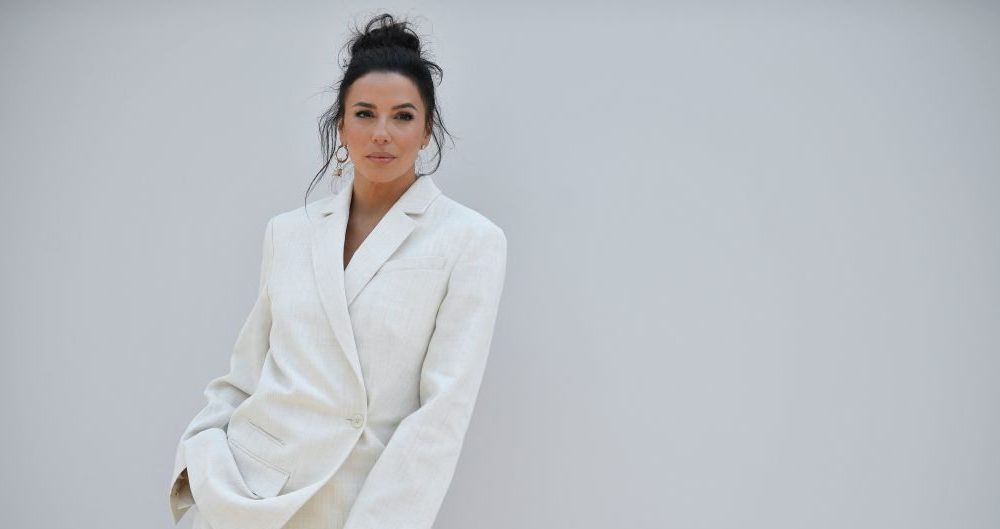 Eva Longoria at Jacquemus' spring 2024 in Versailles, France on June 26.