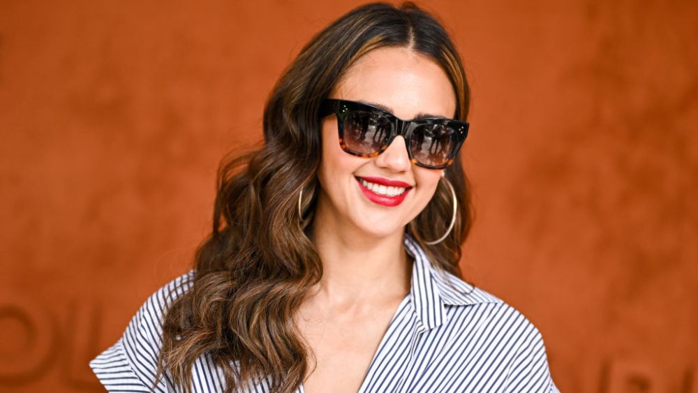 Jessica Alba attends the 2023 French Open on June 10 in Paris.