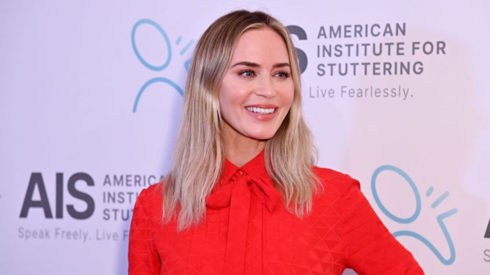 Emily Blunt at the 2023 American Institute For Stuttering Gala on June 12 in New York City.