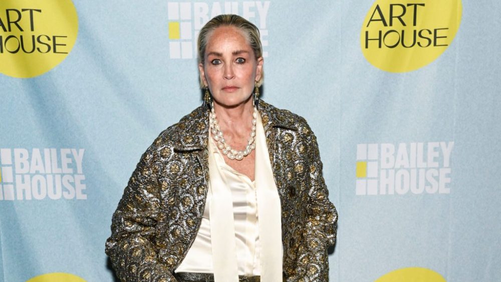 Sharon Stone attends the 2023 Art House benefit on June 14 in New York City.