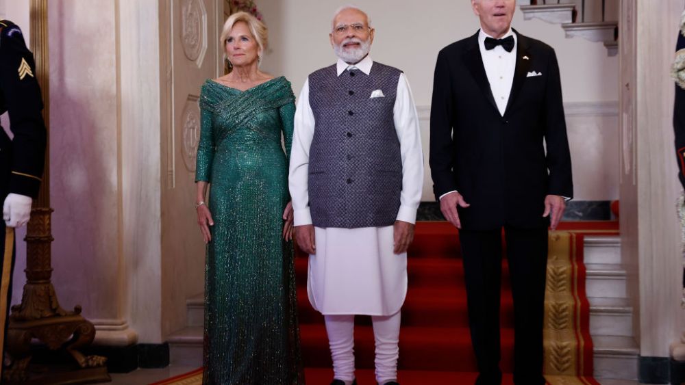 Jill Biden, President Biden, prime minister Narendra Modi