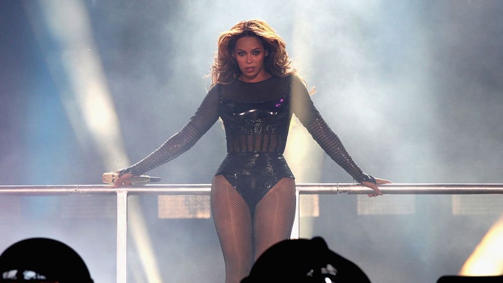 Beyoncé performs during the On The Run Tour: Beyoncé And Jay-Z in 2014.