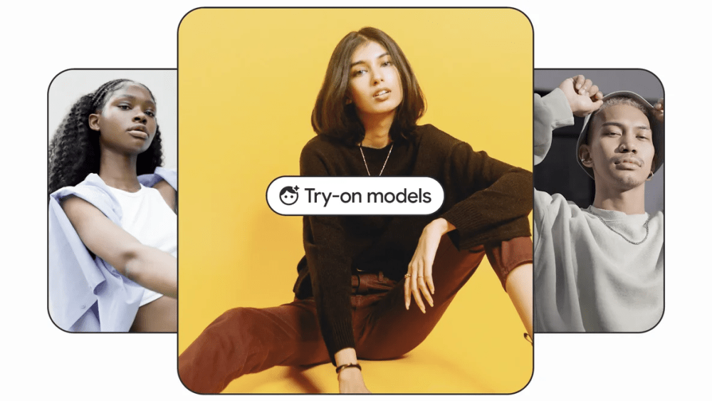 Google apparel try on AI