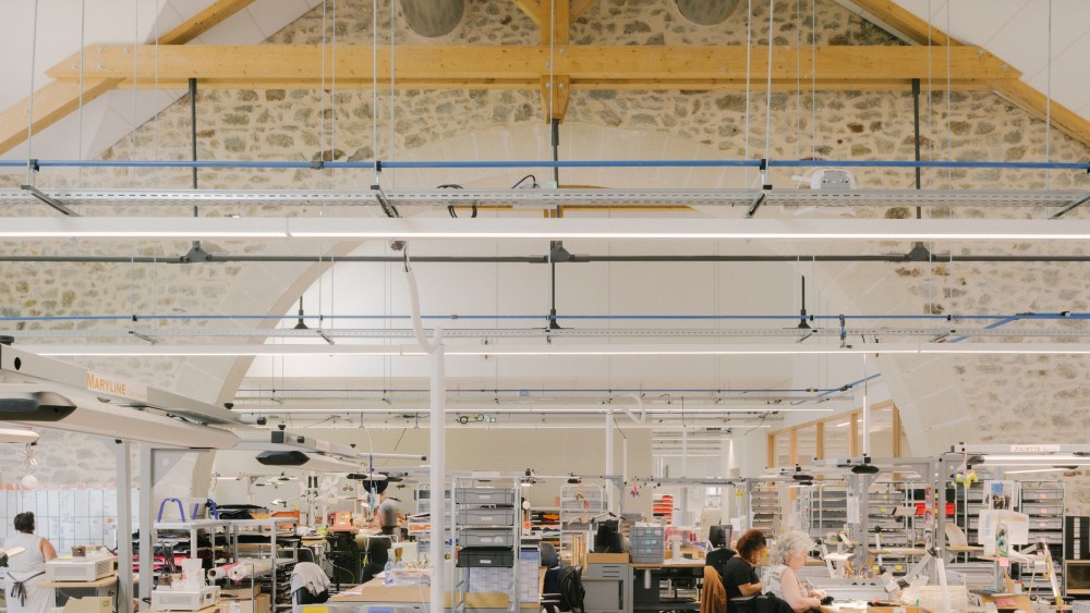 Inside Hermès new glove, handbag facility in Saint Junien France