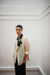 Backstage at Amiri Men's Spring 2024