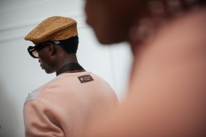 Backstage at Amiri Men's Spring 2024