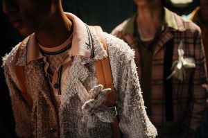 Backstage at Amiri Men's Spring 2024