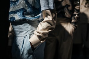 Backstage at Amiri Men's Spring 2024