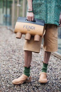 Preview looks from the Fendi men's spring 2024 collection.
