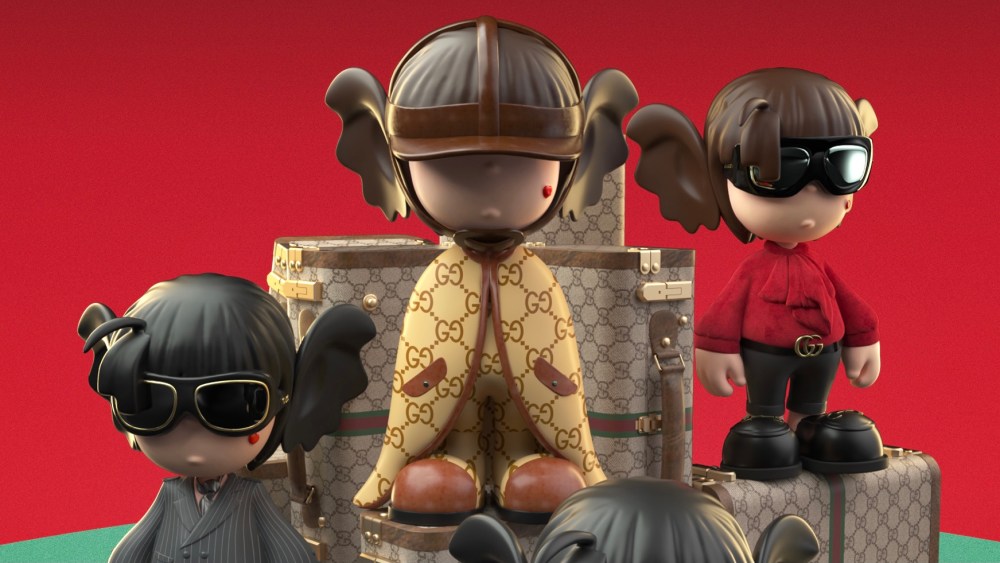 Gucci x Marsper collectible figurines.