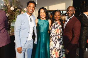 Cory Hawkins, LaChanze Rose Gooding, Debra Martin Chase, and Rashad Chambers