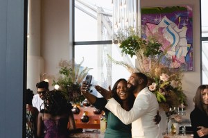 Crystal Lucas-Perey and Colman Domingo