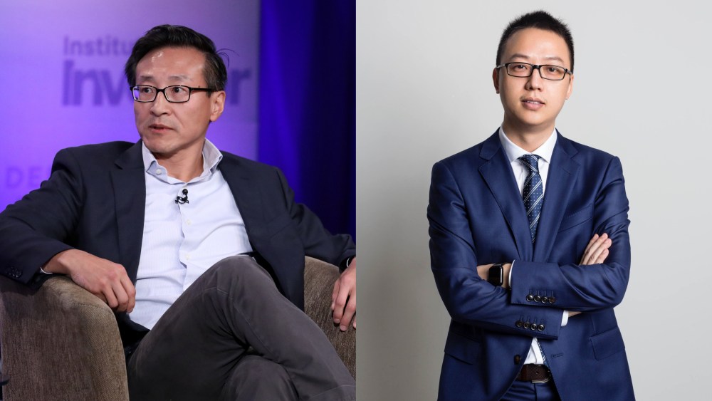 Joseph C. Tsai, left, and Eddie Yongming Wu, right.